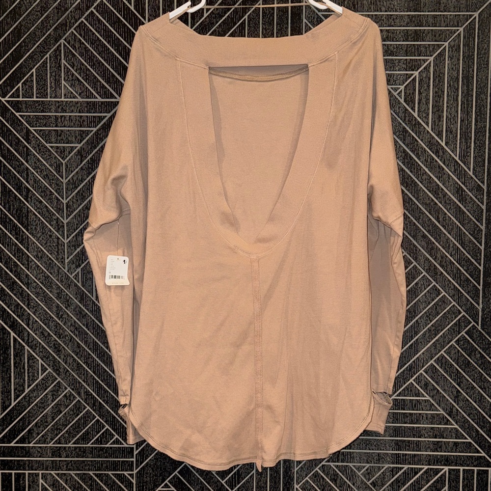 FP Movement by Free People Tan Long Sleeve Top